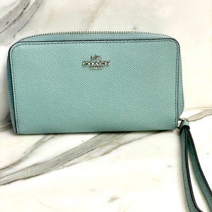 Coach ID Zip Wristlet Wallet